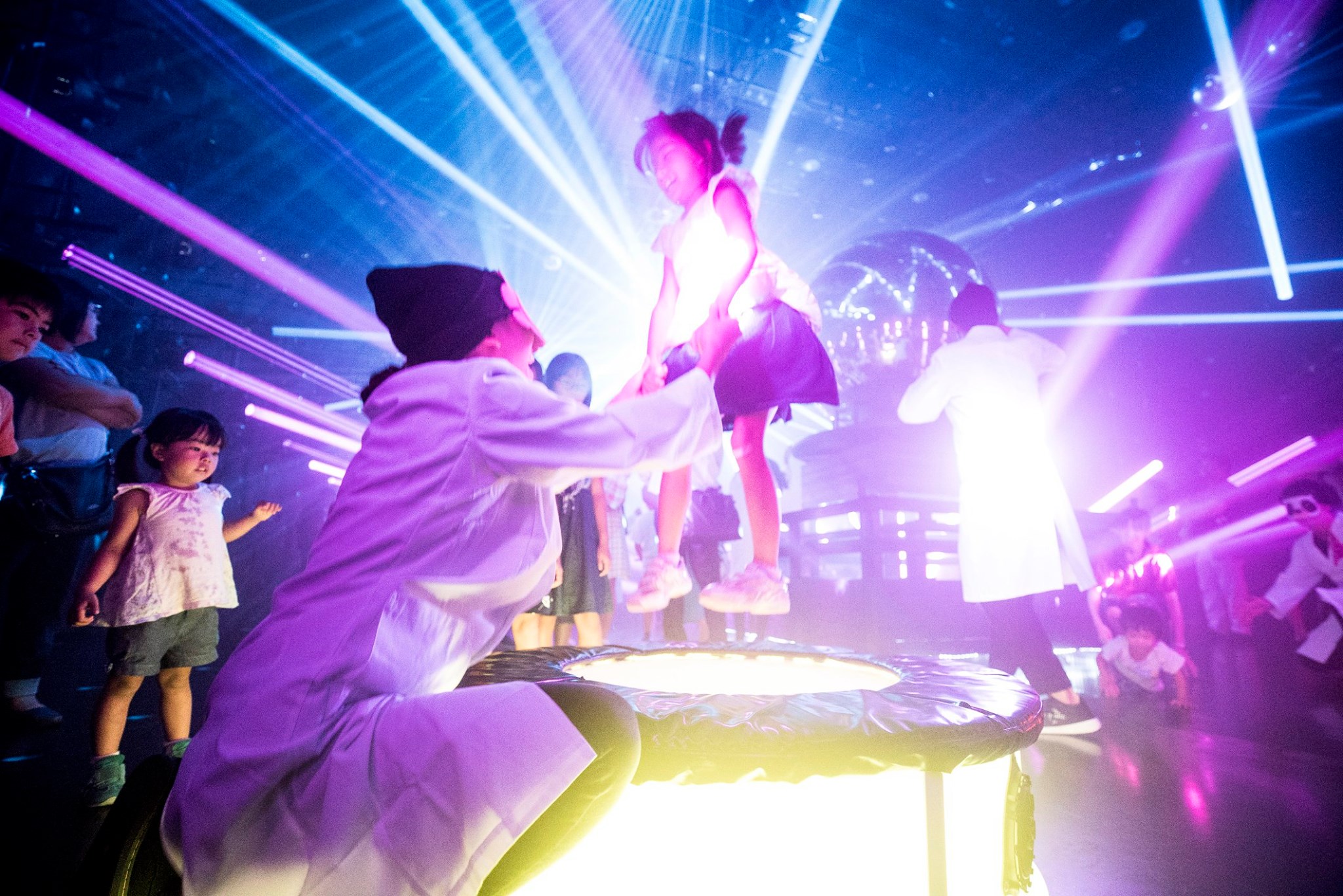 teamLab - 奏でるトランポリン Sound Trampolines #kidsnoon