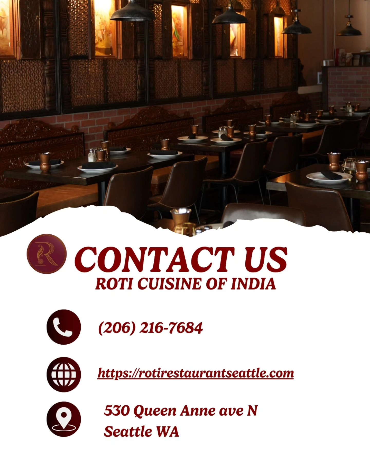 Roti cuisine of india | Seattle WA