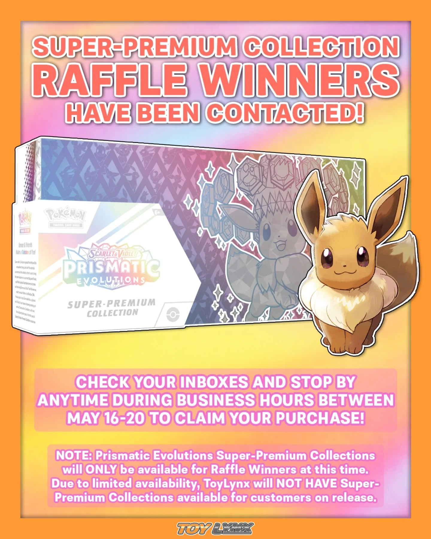 ToyLynx - 📧 Check your inboxes! Super-Premium Collection Raffle Winners ...