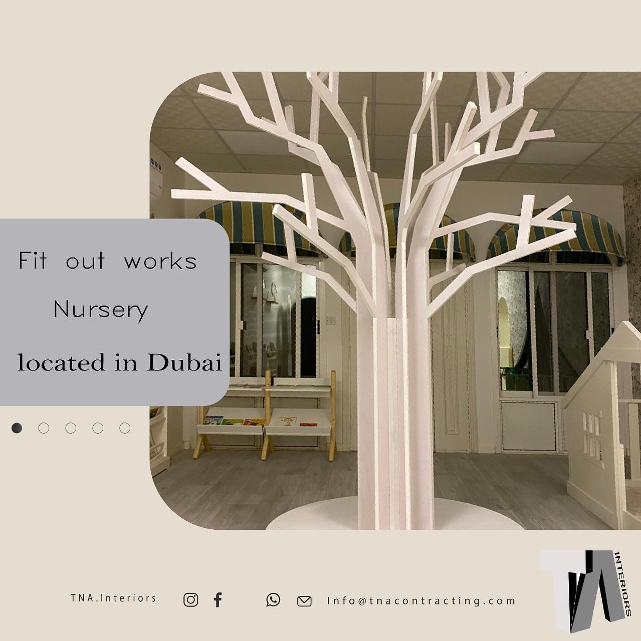TNA Interiors - ️Fit out works | Nursery located in...