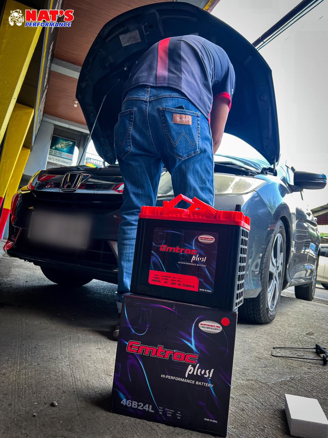 ❤︎ 専用 ❤︎　No.3 EMTRAC NS60 BATTERY REPLACED ON THIS Honda City! 🔥🔋 Fresh