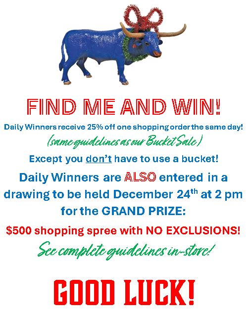 Big Blue Store - 🗣️ The Big Blue Store Christmas Bull is... | Facebook