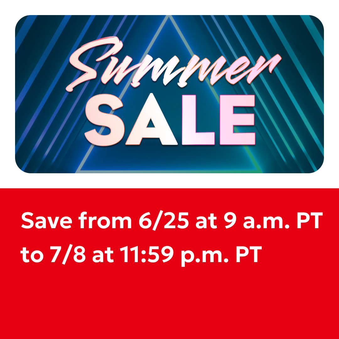 The Summer Sale is on! Save on a cool selection of digital