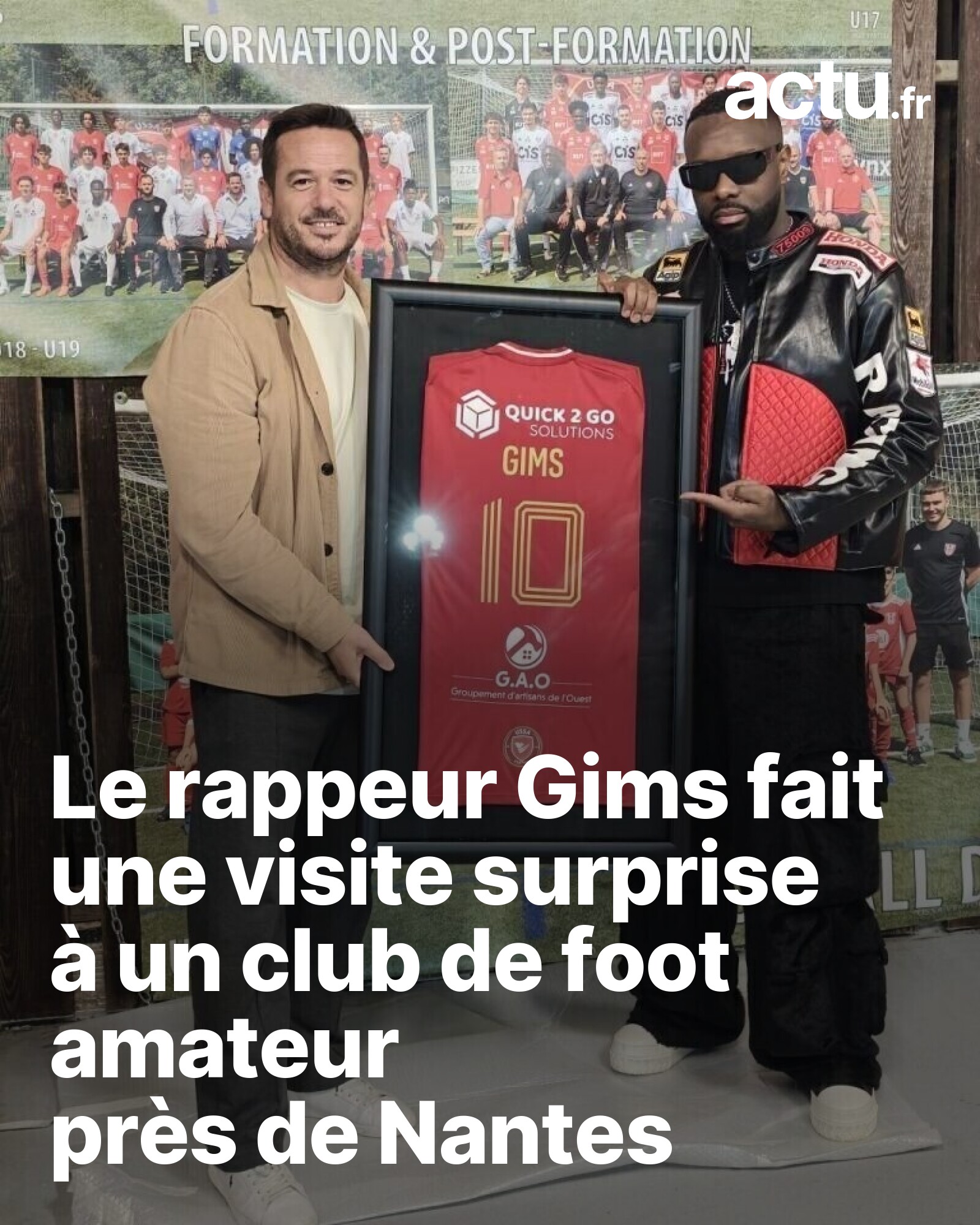 Le rappeur Gims fait une... - L'Hebdo de Sèvre et Maine | Facebook