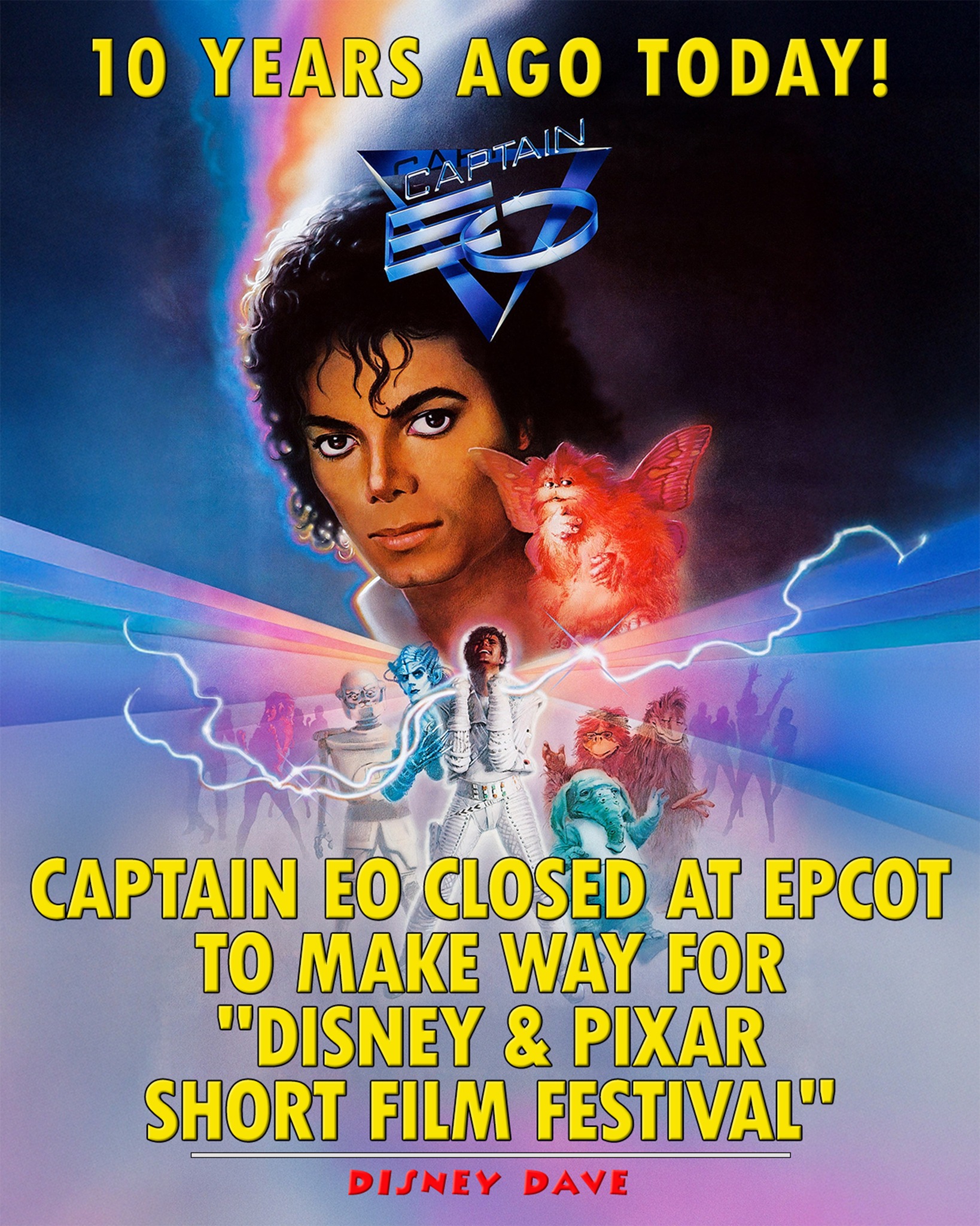 Captain EO - Disneyland 😃 #throwback #disneyland