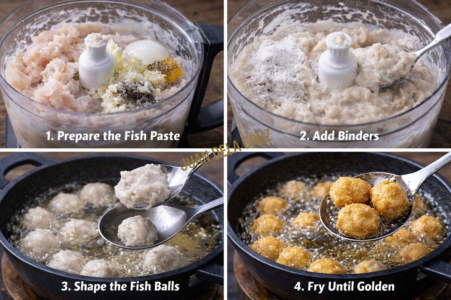 Juan - Homemade Fish Ball (Street Style Ingredients 500g fish fillet ...