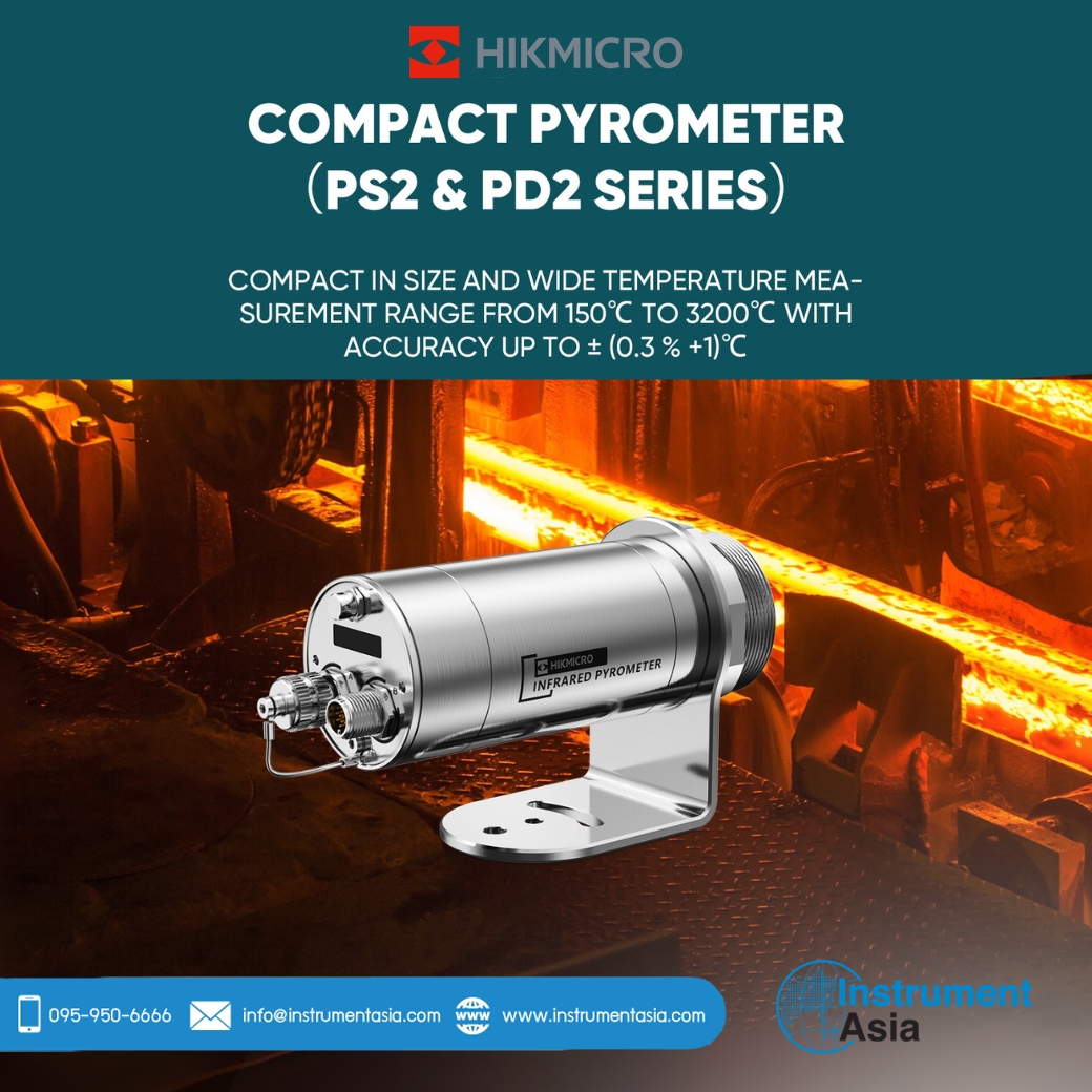 Instrumentasia - รุ่นใหม่ล่าสุด Compact Pyrometer จาก HIKMICRO ♨️ เล็ก ...