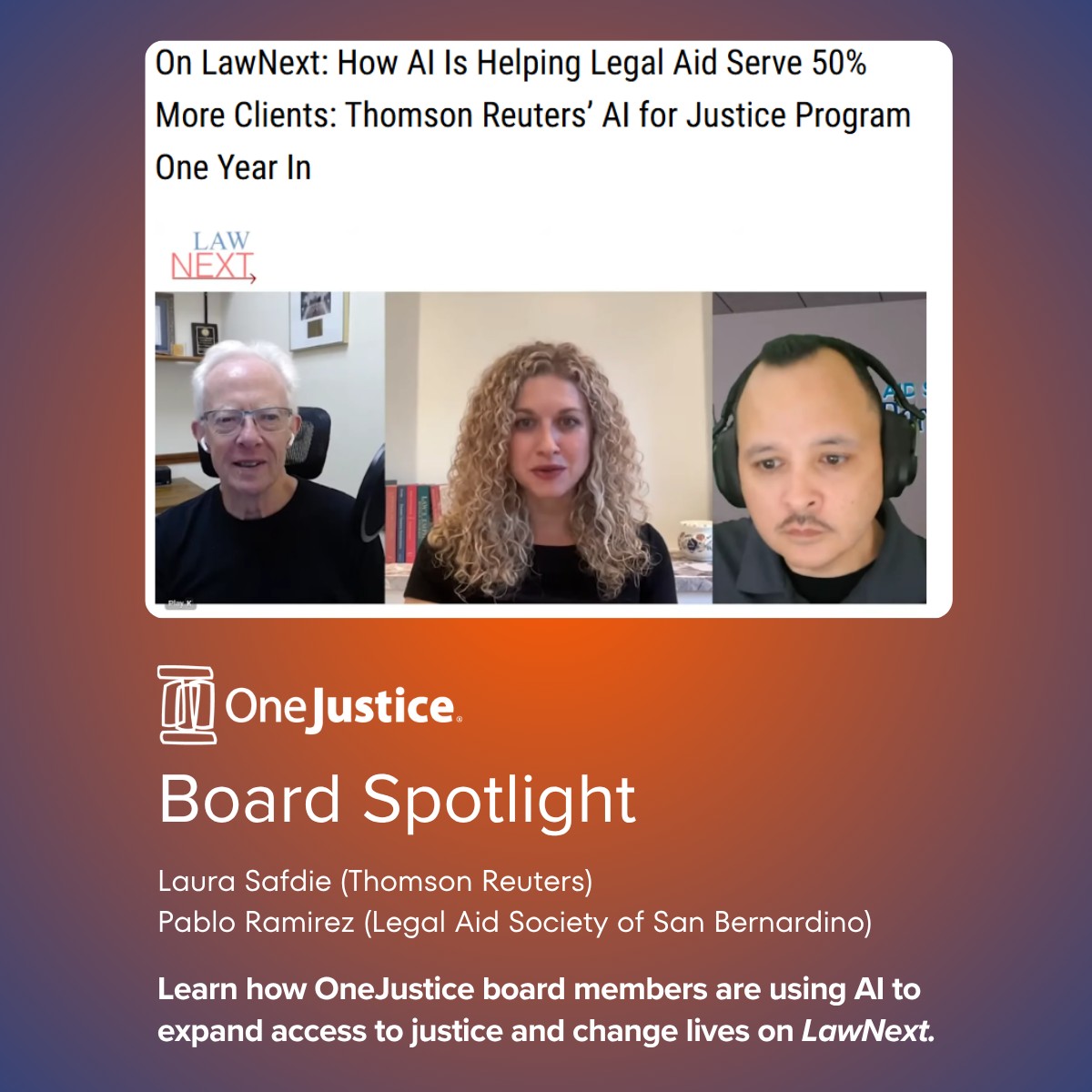 How AI Is Helping Legal Aid Serve 50% More Clients: Thomson Reuters' AI for Justice Program One Year In