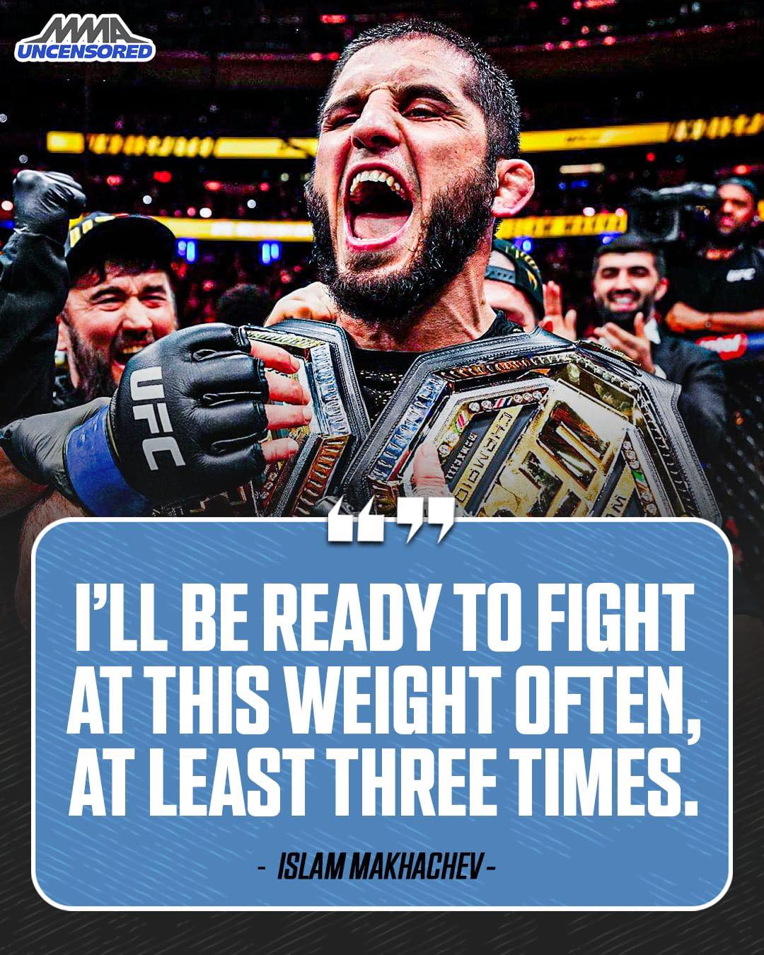 MMA Uncensored - Islam Makhachev will not retire after one... | Facebook