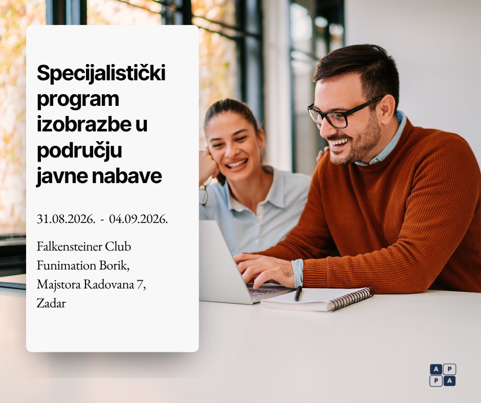 Specijalistički program izobrazbe u području javne nabave - interaktivna radionica