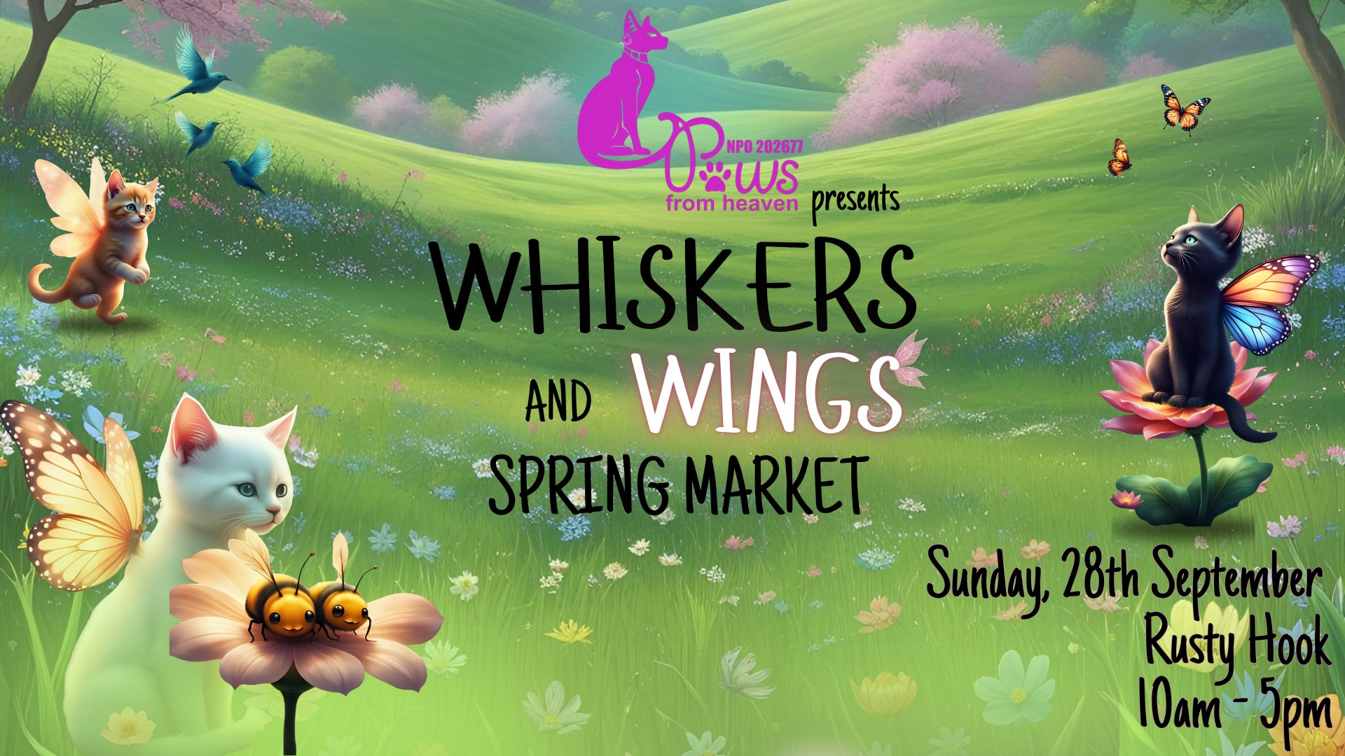 Whiskers And Wings Spring Market