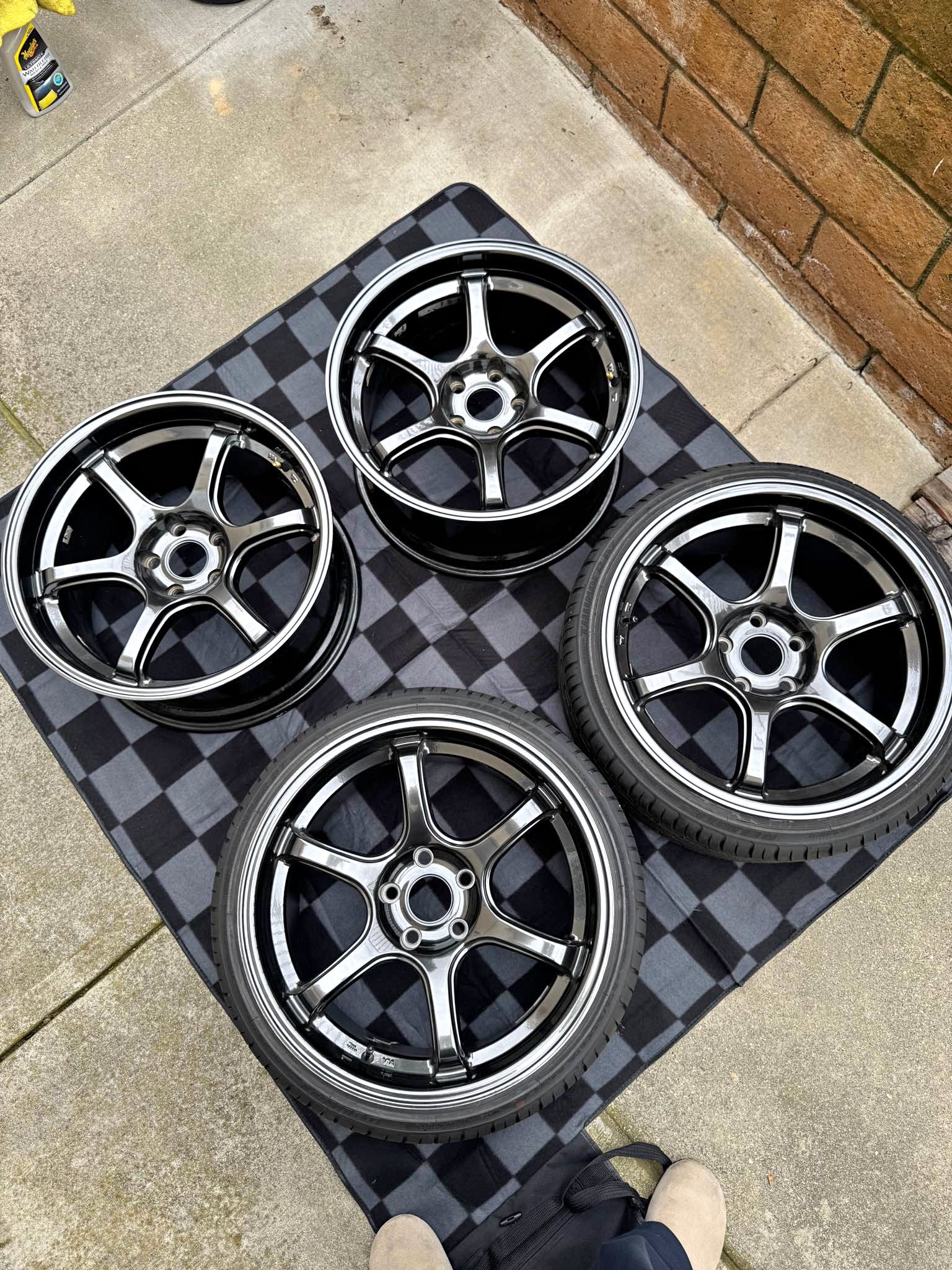 Ambit wheels (advan rgd2 reps) 18x9.5 +18 5x112 - Car Wheels, Tires ...