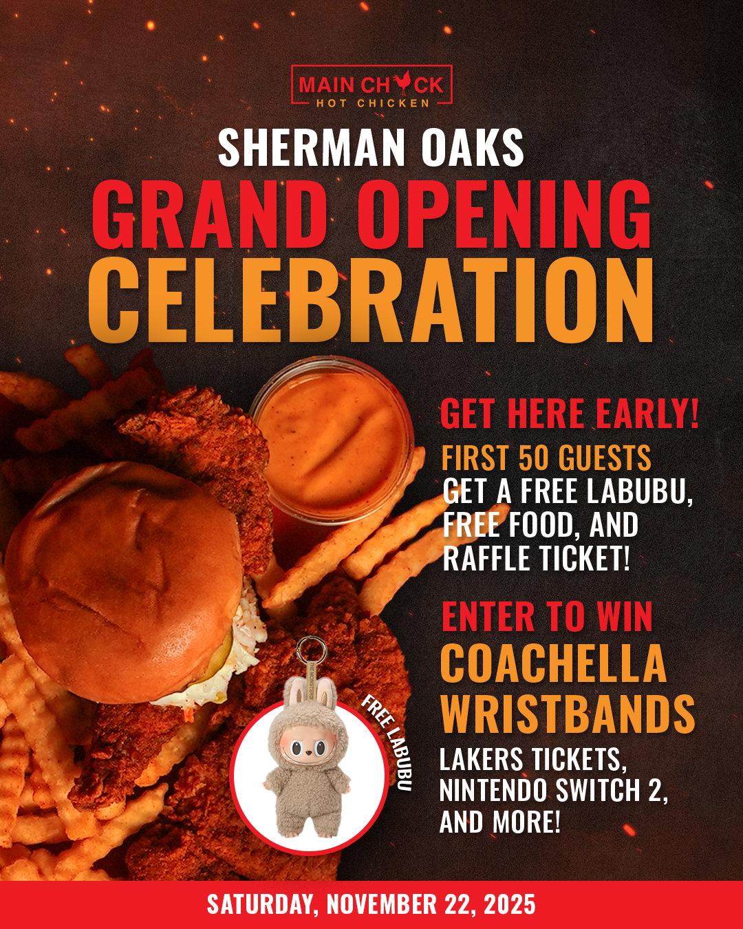 🎉 IT’S FINALLY HERE! MAIN CHICK... - Main Chick Hot Chicken | Facebook