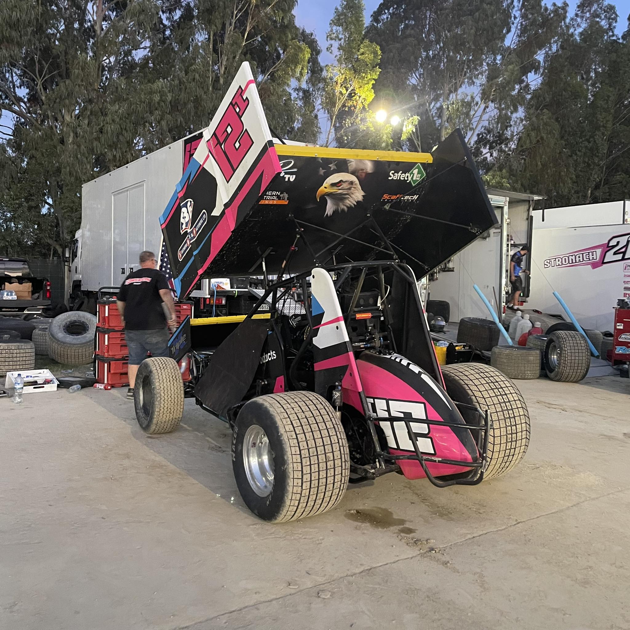 Tanner - Went 3rd to 2nd in our second heat race. And finished 3rd in ...