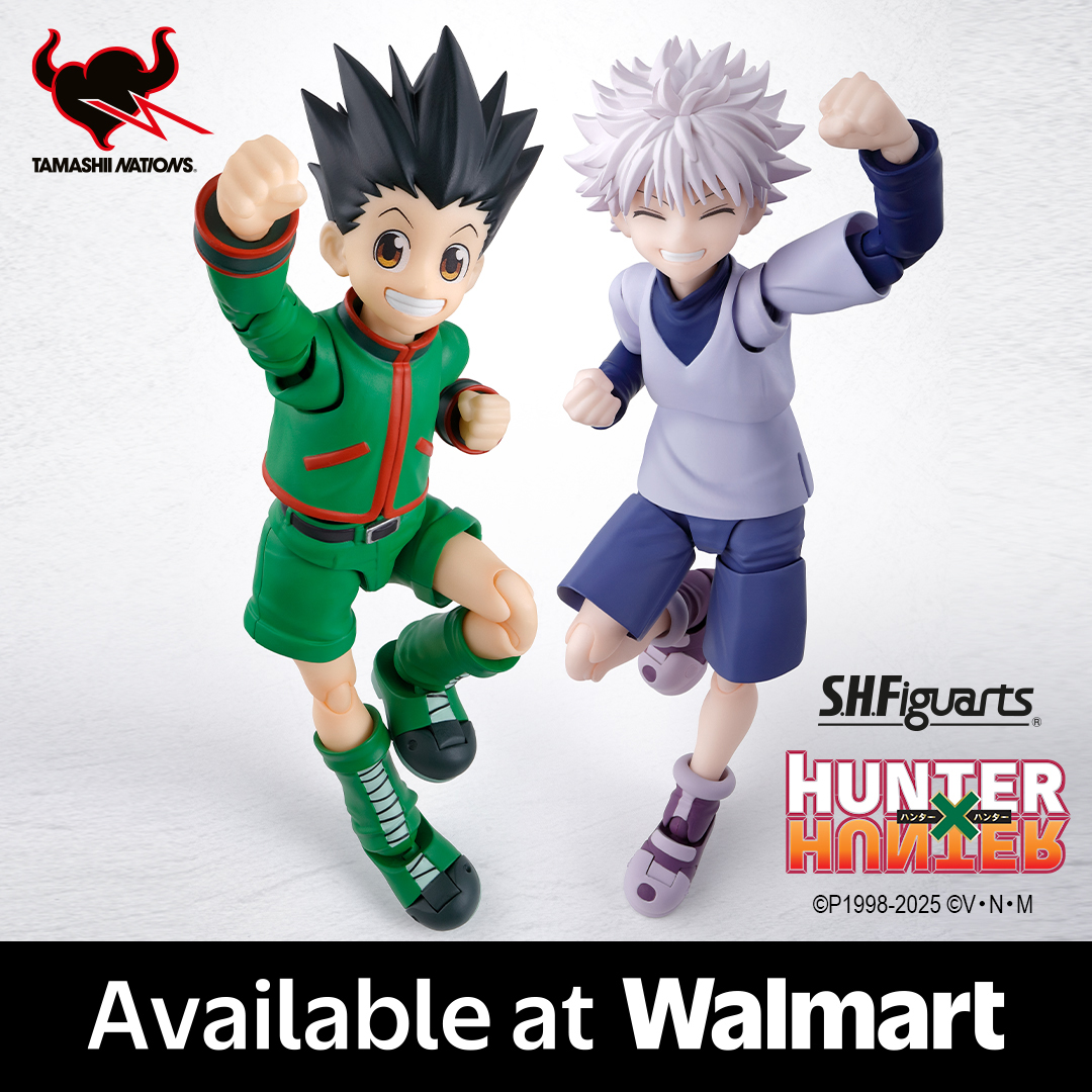 S.H.Figuarts HUNTER × HUNTER lineup is on display at TAMASHII