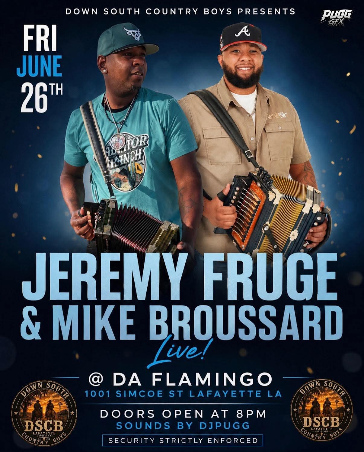 Jeremy Fruge & Mike Broussard - LIVE @ Da Flamingo - June 26, 2026 