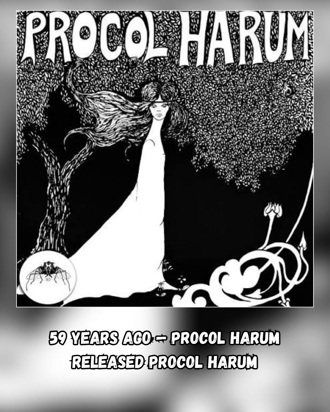 TEN YEARS AFTER vs Procol Harum プログラム 59 YEARS AGO — PROCOL HARUM RELEASED PROCOL HARUM In September