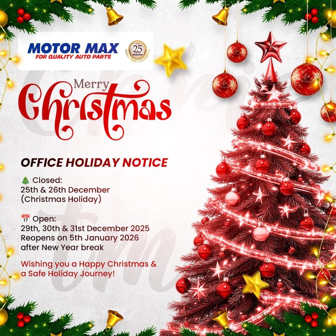 Motor - 🎄 Merry Christmas from Motor Max! 🎄 Please note our office ...