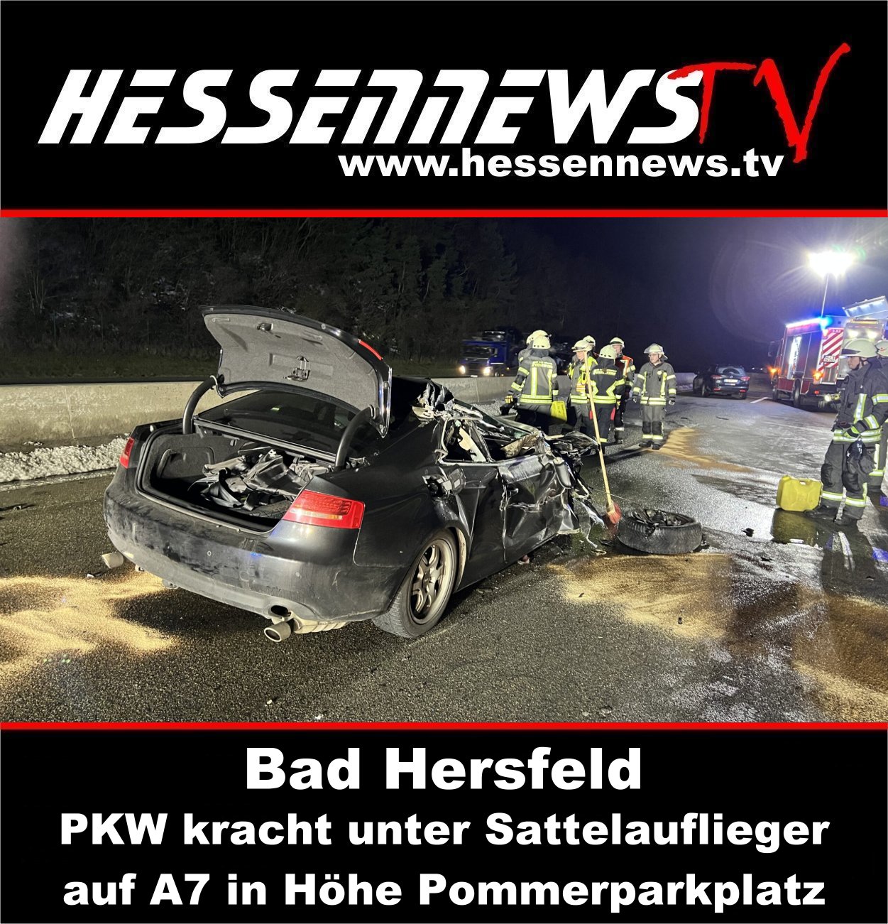 Unfall A7 Bad Hersfeld Heute