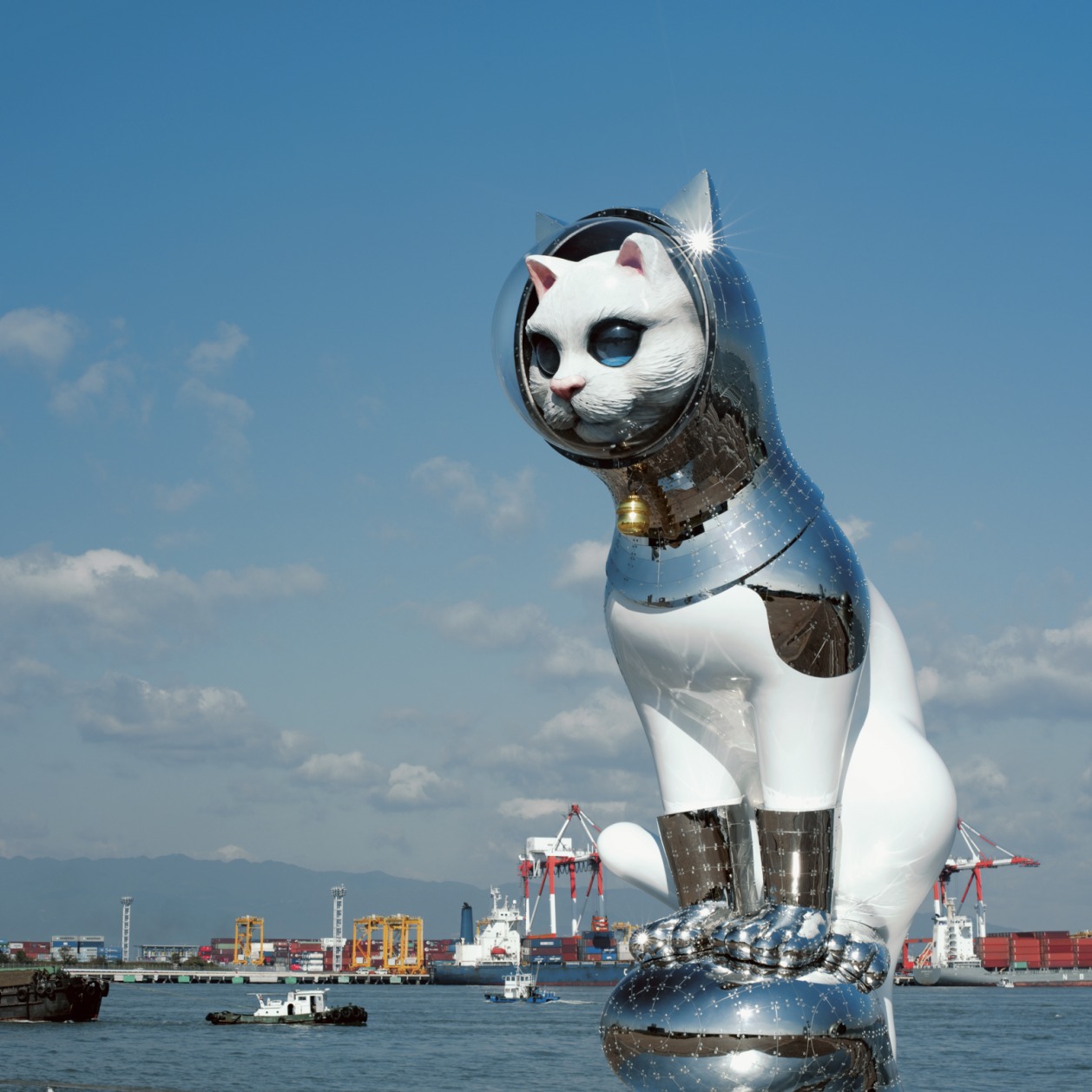 😻 Ship's Cat, by contemporary Japanese artist Kenji Yanobe