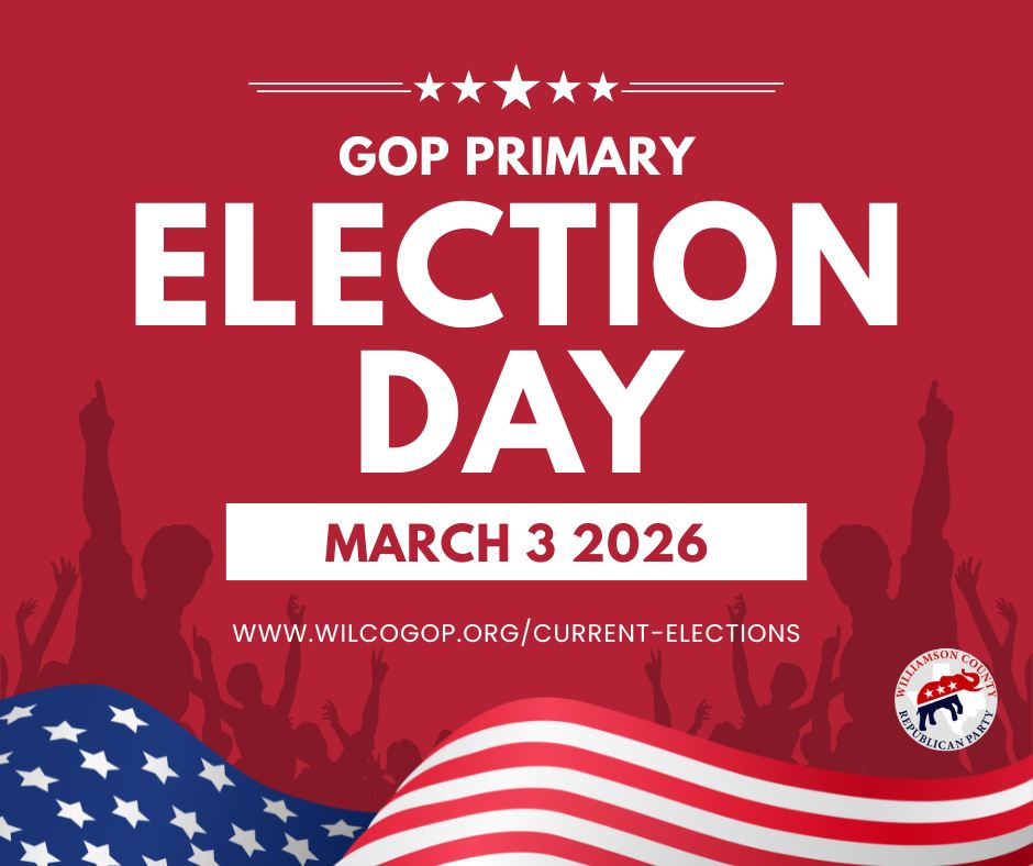 Williamson - Election Day for in the 2026 Republican Primary is ONE ...
