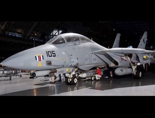 F-14D(R) super tomcat on display at smithsonian museum