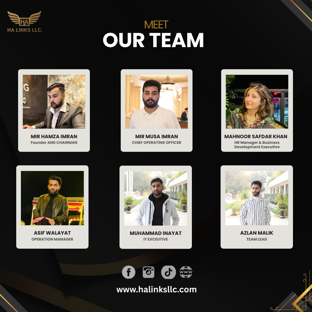 HA - Meet the people behind HA Links LLC 🤝 A passionate team driven by ...