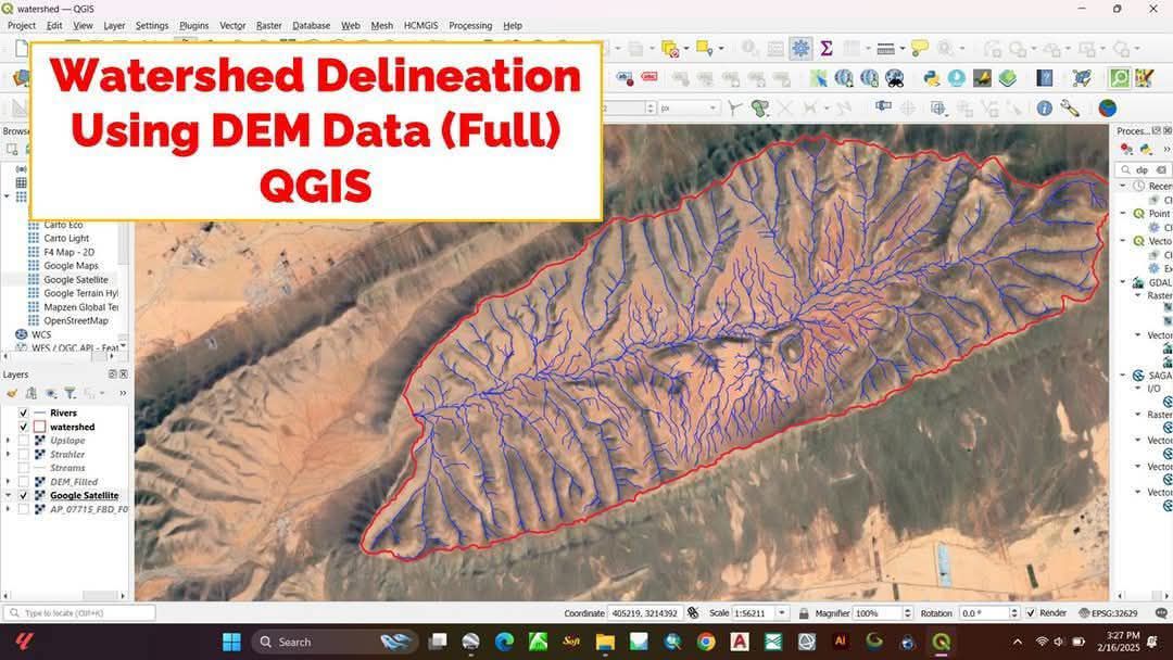 Remote Sensing and GIS student nigeria | Watershed delineation is a ...