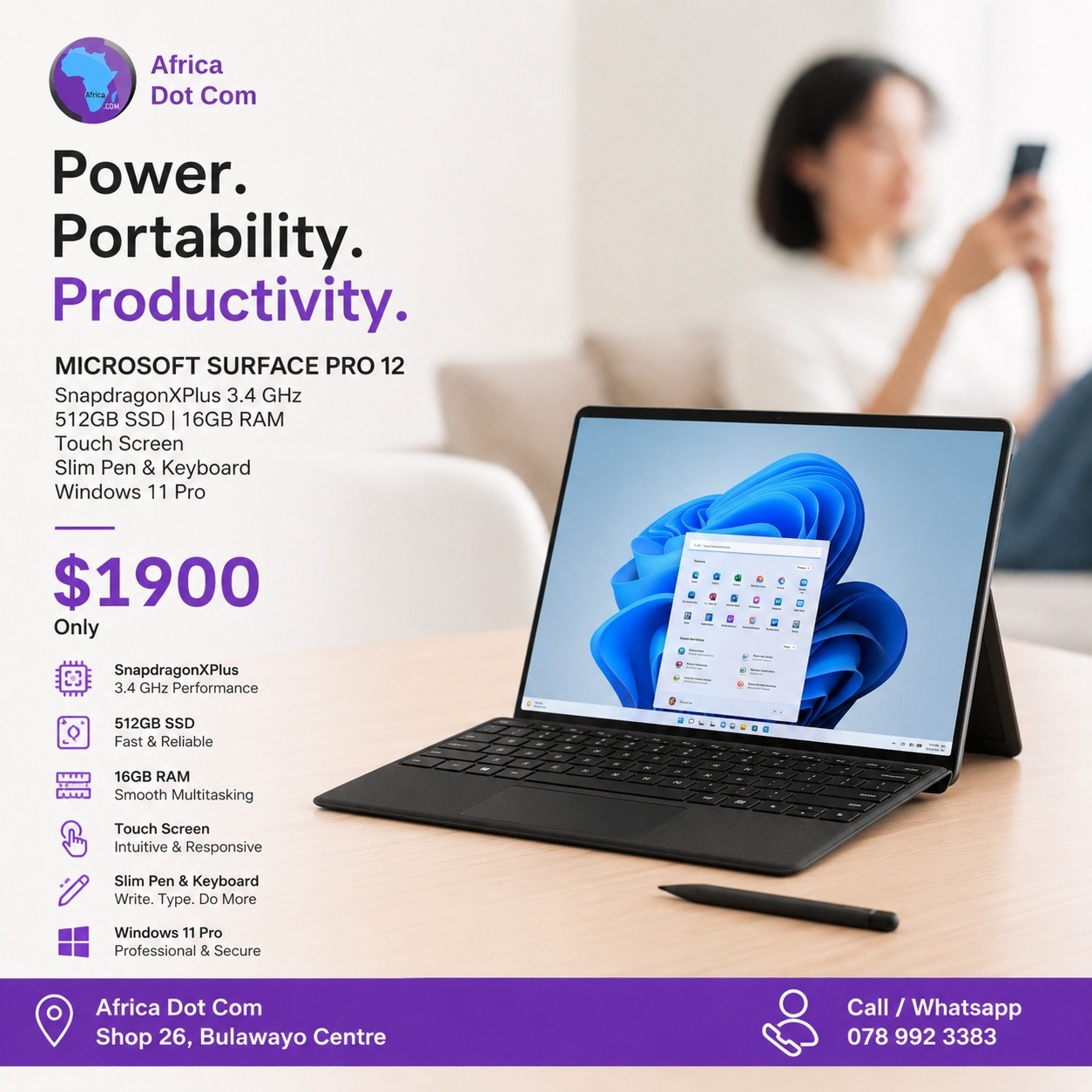 ?? Microsoft Surface Pro 12 Power | Portability | Productivity 