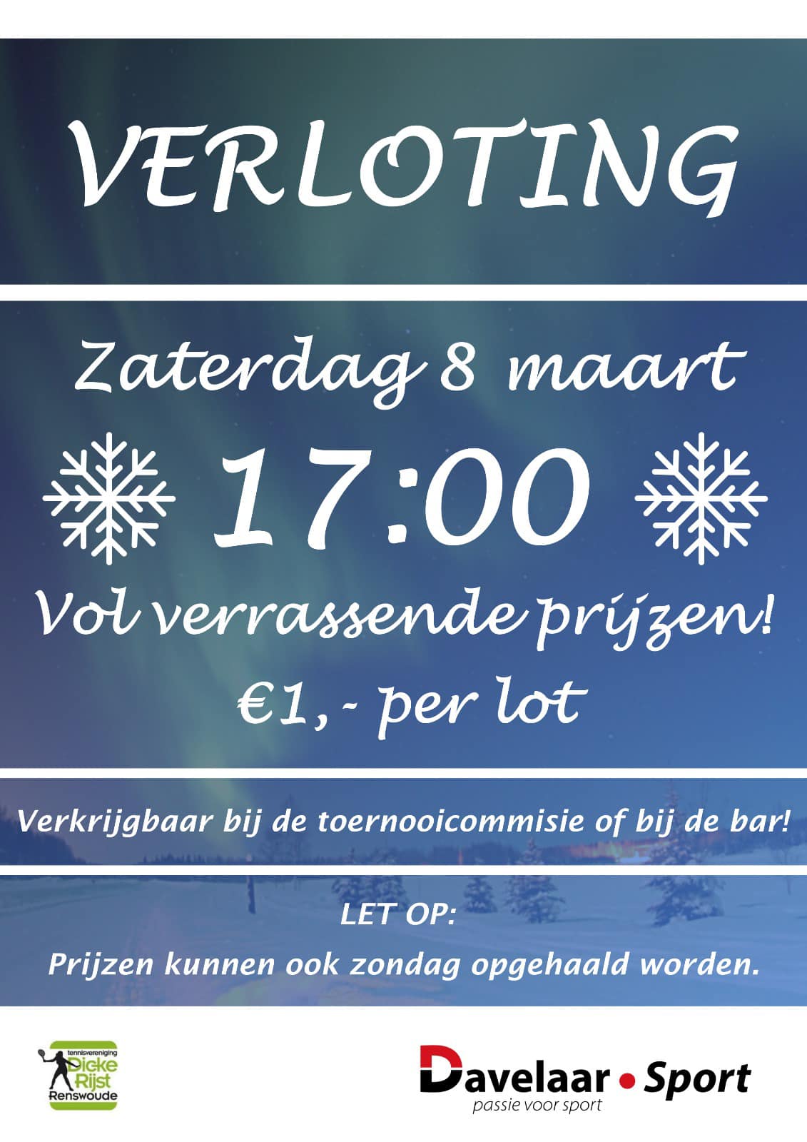 Tennisvereniging Dicke Rijst - Onze tennis topper Teus heeft vanmiddag ...