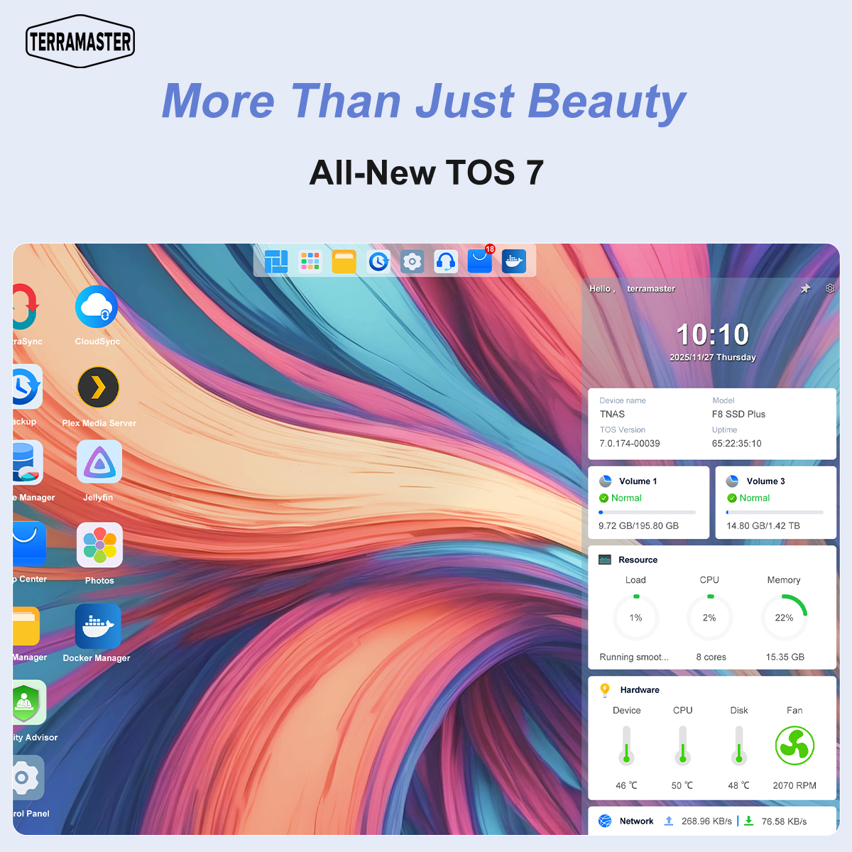 TerraMaster - 🥳TOS 7 isn't just an update – it's a glow-up! Fresh ...