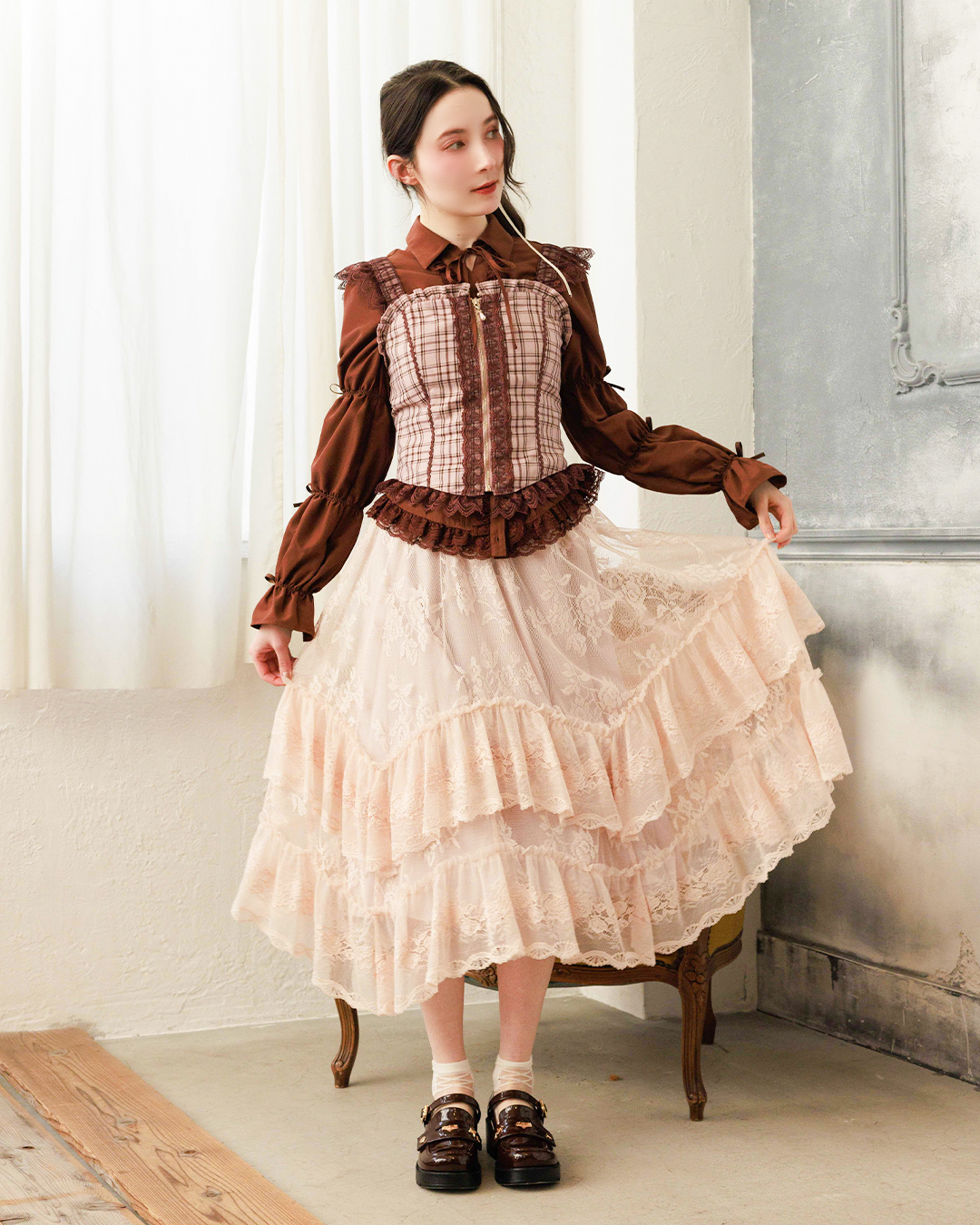Blouse Femme Kawaii Axes - Style Japonais Cute Tokyo Shibuya - Taille M - Occasion Très Bon état