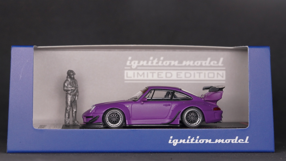 ignition 2151 Porsche RWB 993 Matte Purple With Mr. Nakai