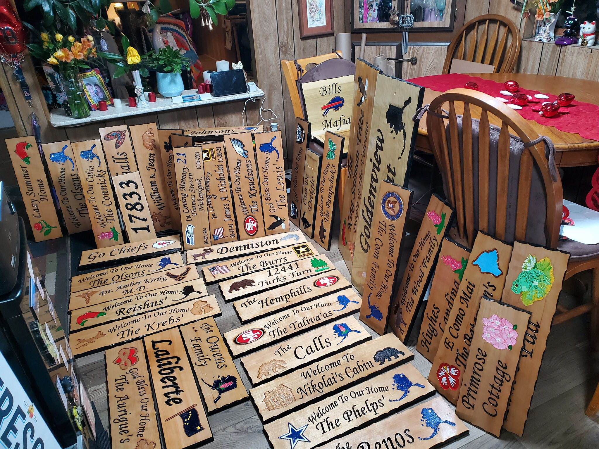 Steve and Son's Carved Signs | Anchorage AK