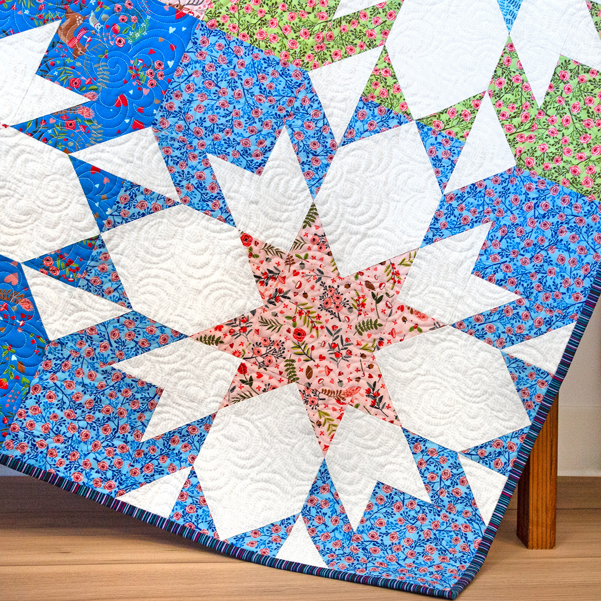 We are absolutely Over the Moon for this quilt kit, and we think 