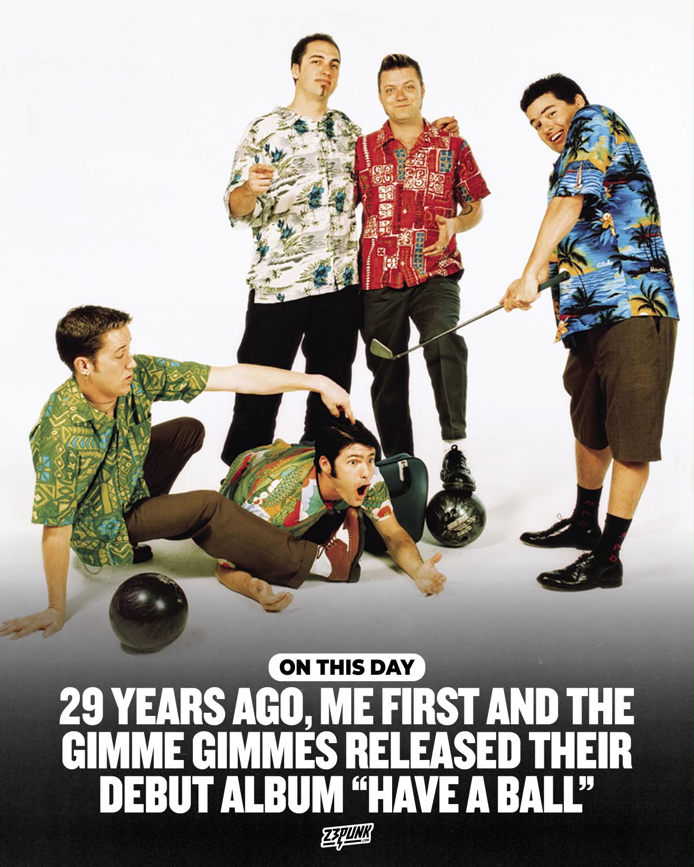 On this day in 1997, Me First and the Gimme Gimmes released their