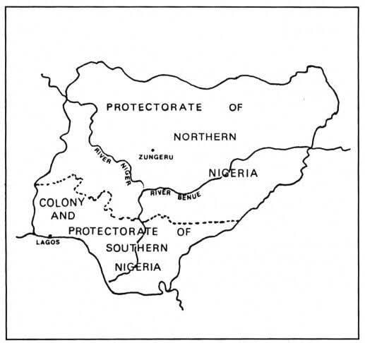 TV - This map represents the original territorial structure of Nigeria ...
