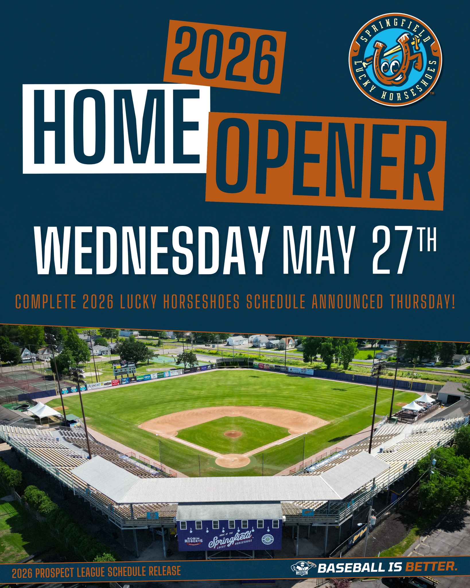 Prospect League - The Springfield Lucky Horseshoes will... | Facebook