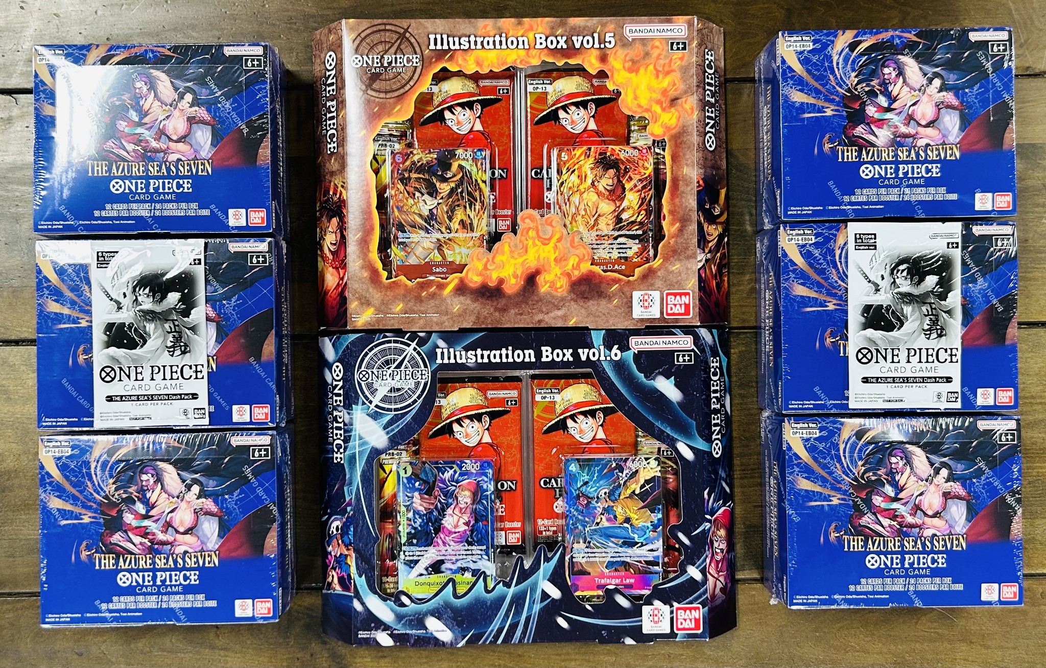 One Piece TCG The Azure Sea's Seven OP-14 Booster Box Prerelease Is Friday 1 9 26