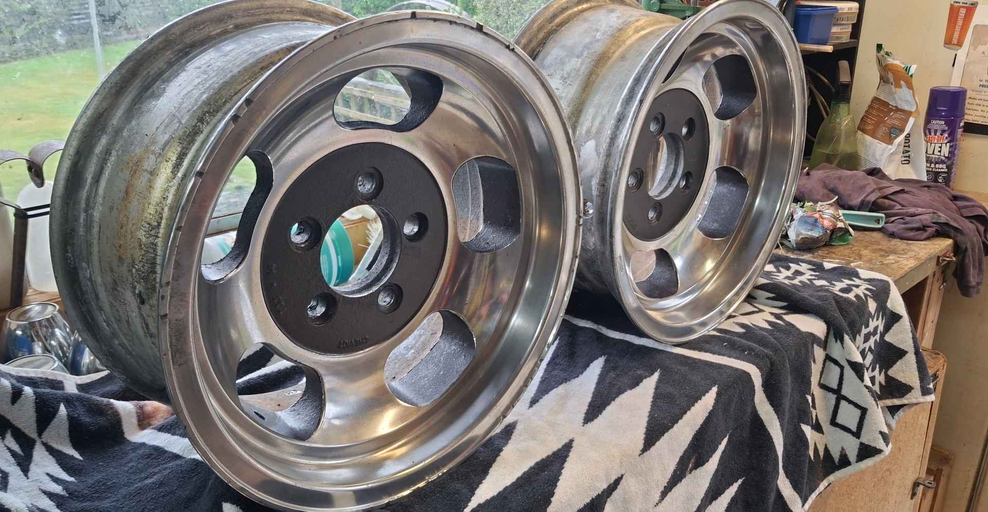 Pair of 14 x 7 Cheviot Tridents - Car Wheels, Tires & Parts - Port ...