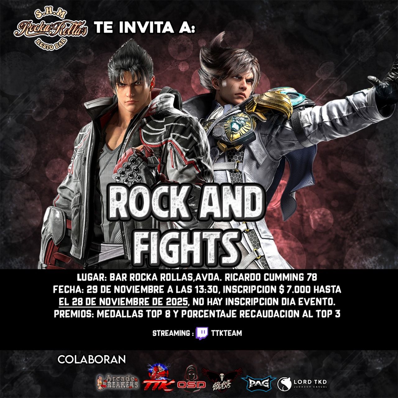 TekkenChile | HOY ULTIMO DIA INSCRIPCION $7.000 | Facebook