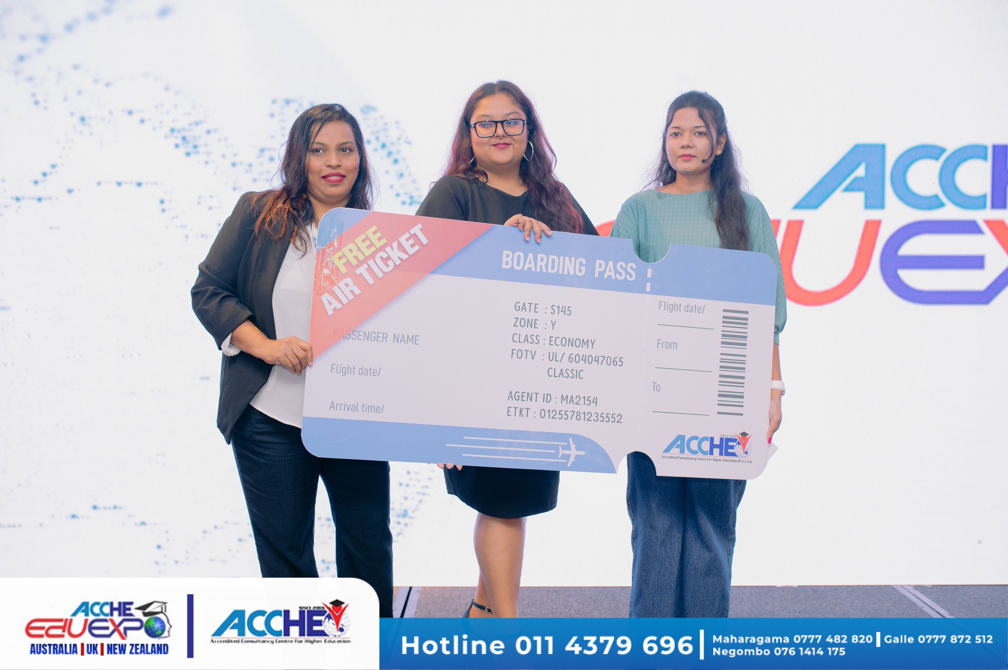 ACCHE Pvt Ltd - 🎉 Congratulations to our Free Air Ticket... | Facebook