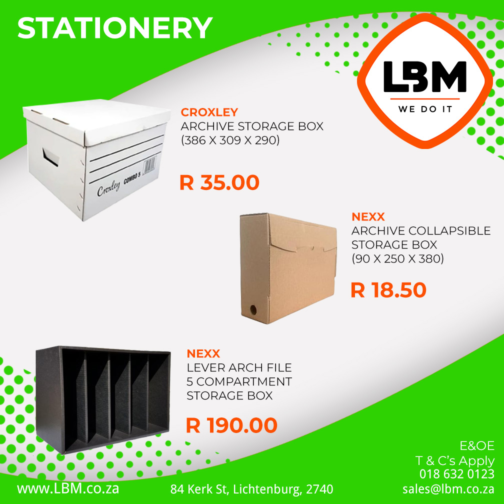 LBM - 📦 Store smart, save space! 🗄️ Croxley Archive Storage Box, Nexx ...
