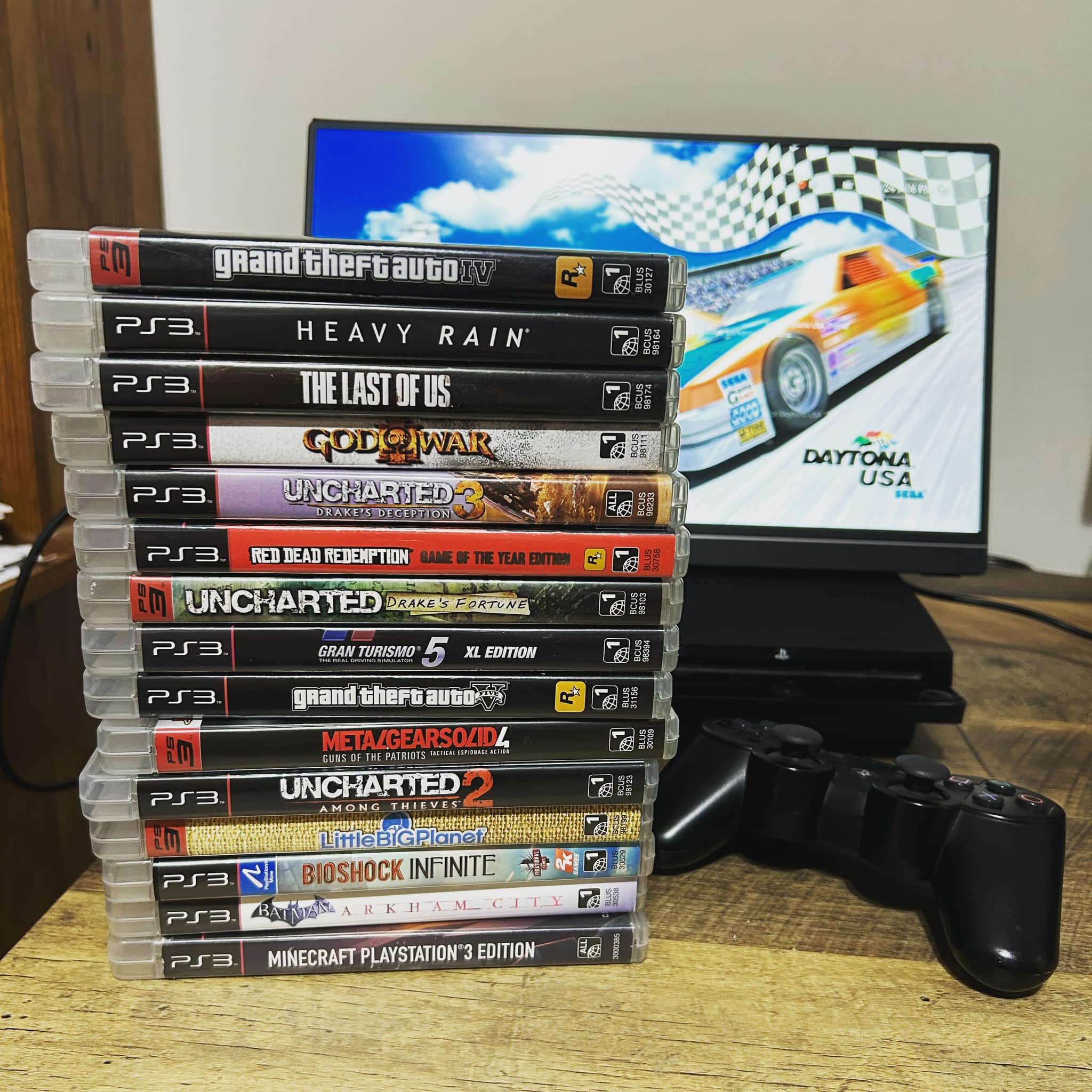 Playstation 3 and 1 game collection