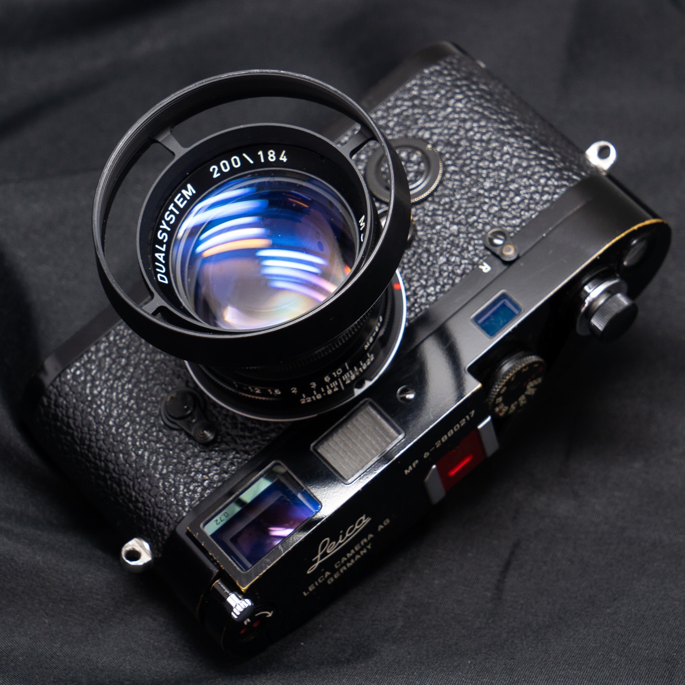A very special lens just arrived. The MS Mode Dualsystem 50/1.3 M 