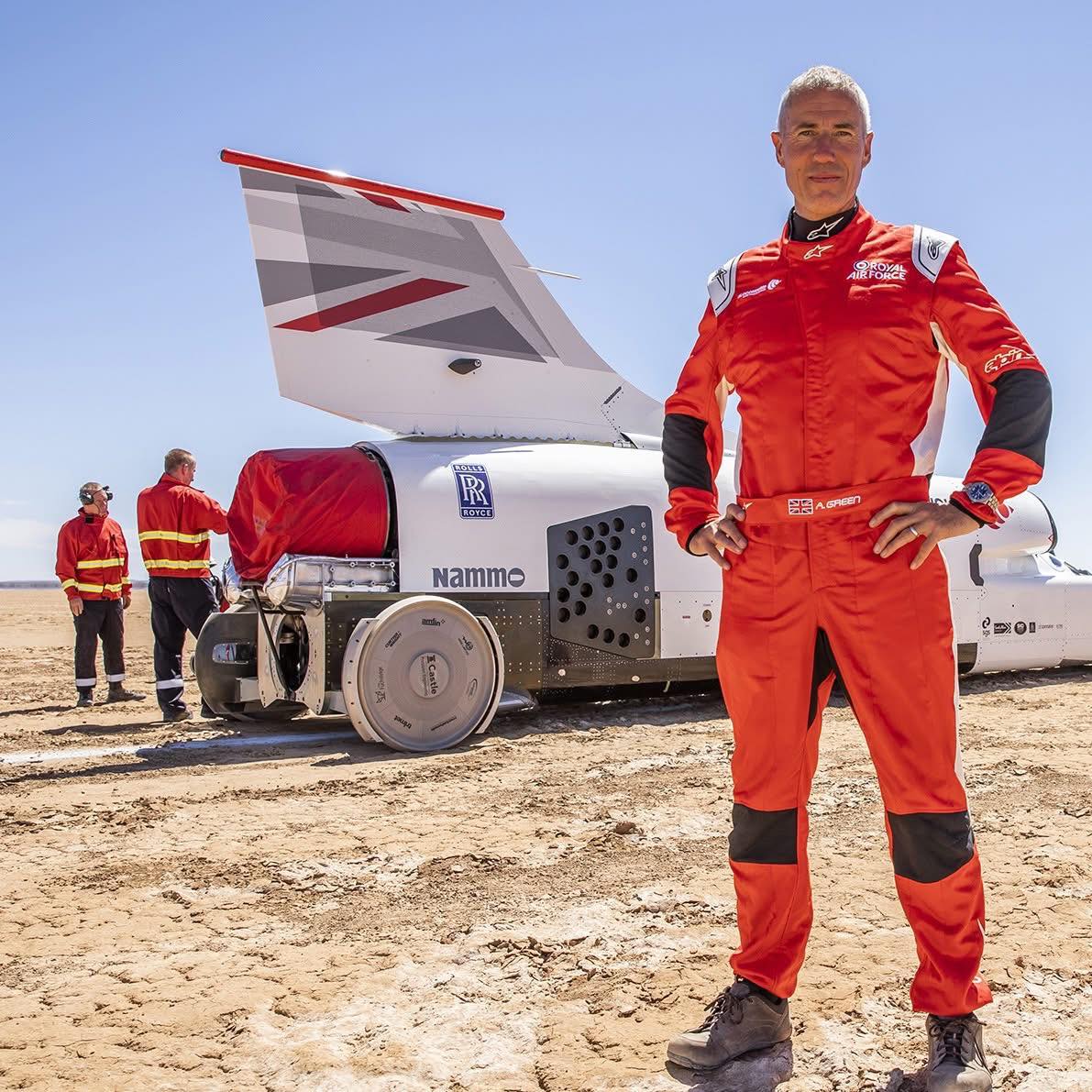 Land - Fast Company! Andy Green and Bloodhound LSR! Land Speed Racing ...