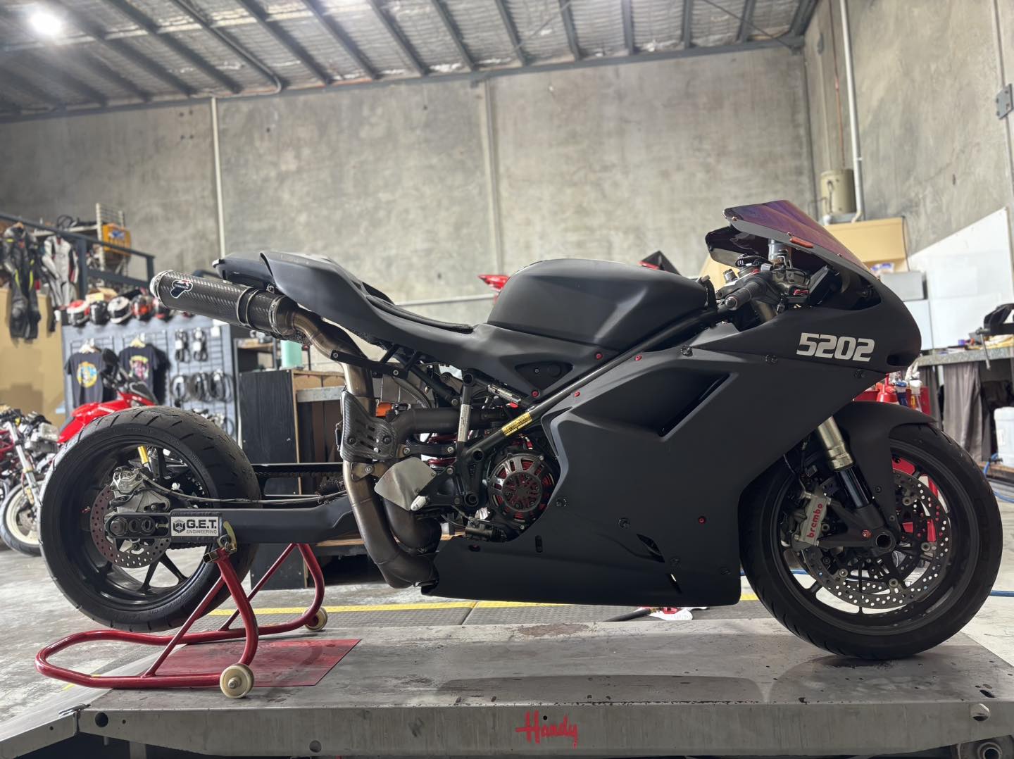 Turning an 1198 into a drag bike really is a perfect example of