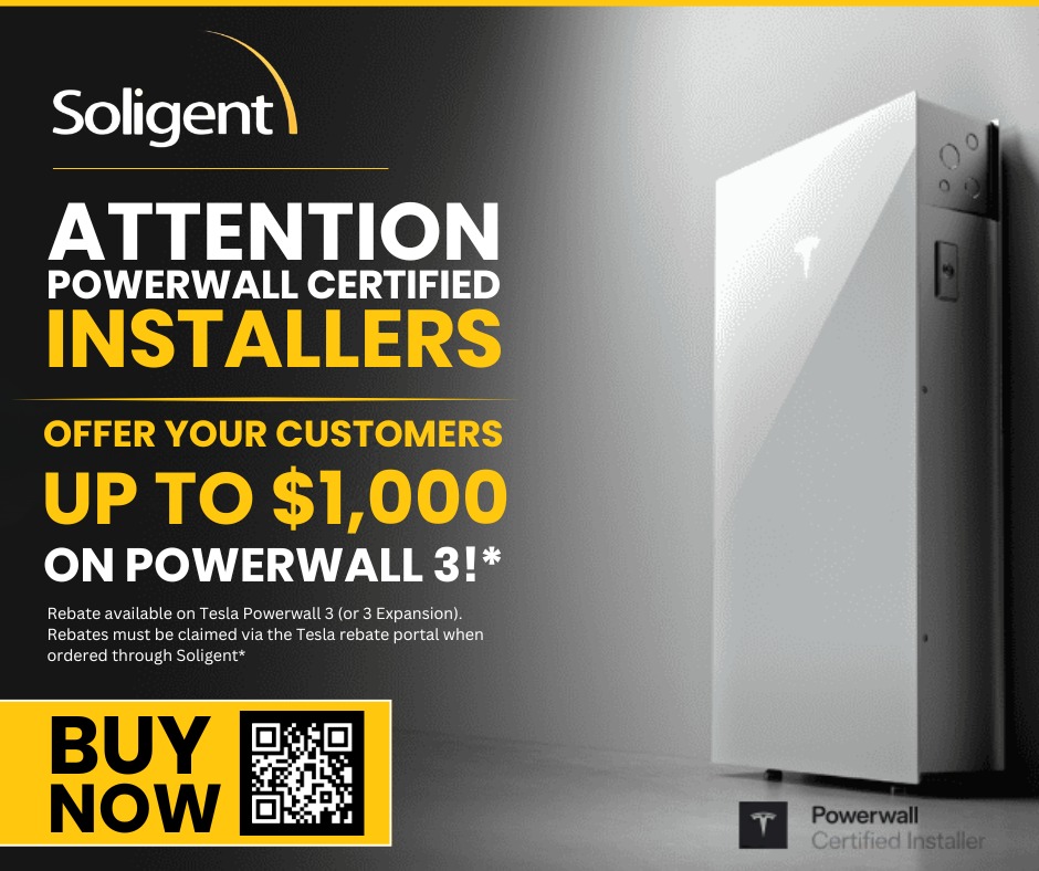 ⚡ Attention Powerwall Certified... - Soligent Distribution | Facebook