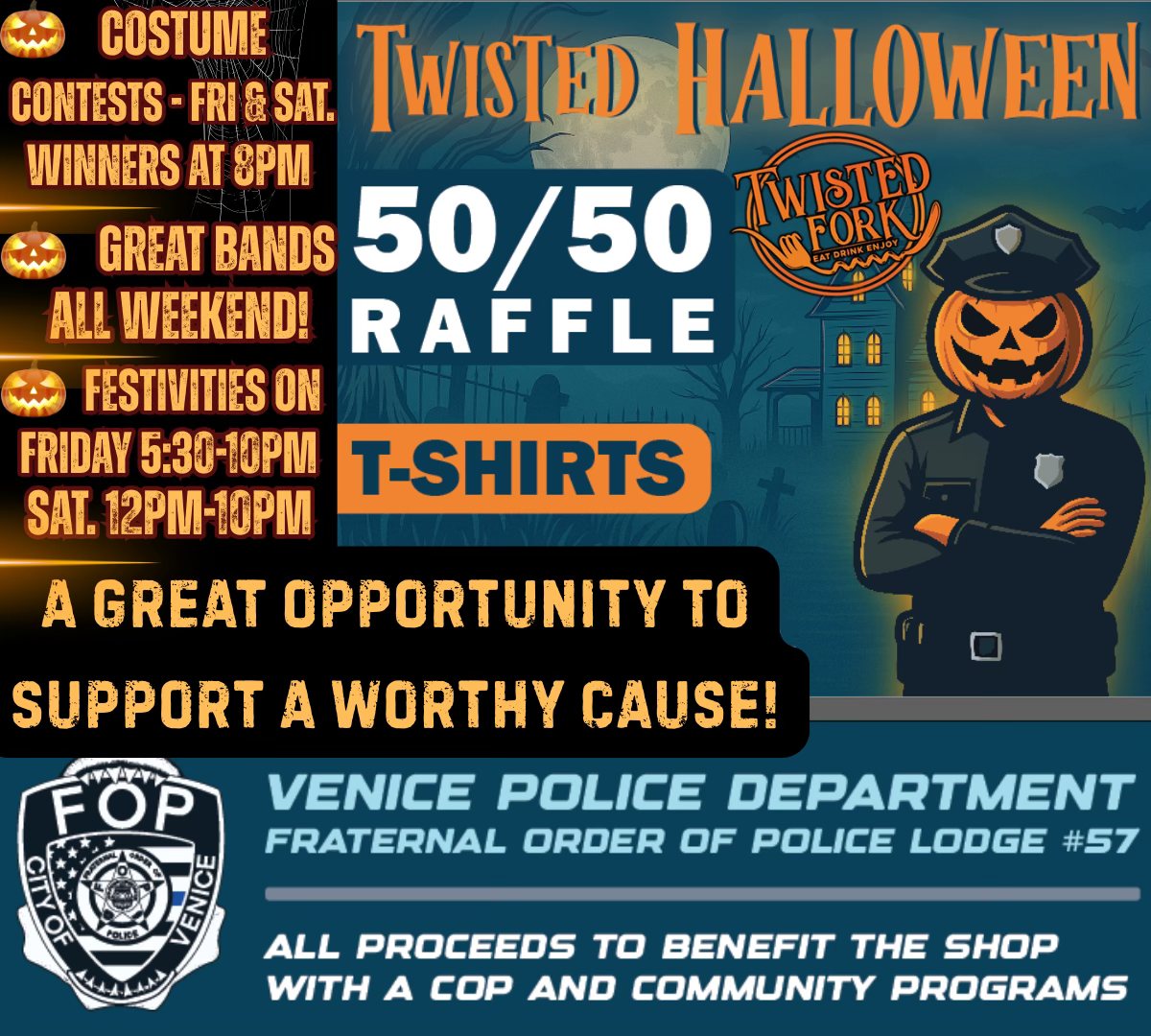 💥SPOOKY VIBES & GENEROSITY ON TAP THIS... - The Twisted Fork | Facebook