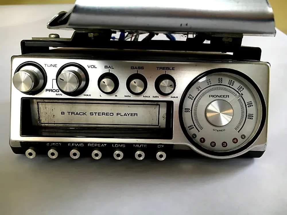 Classic Pioneer Super Tuner with 8 Track Car Audio Systems